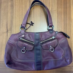 Bandolino Plum Leather purse